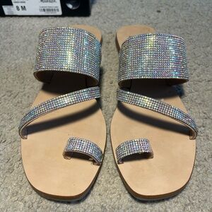 Crystal Embellished Sandals